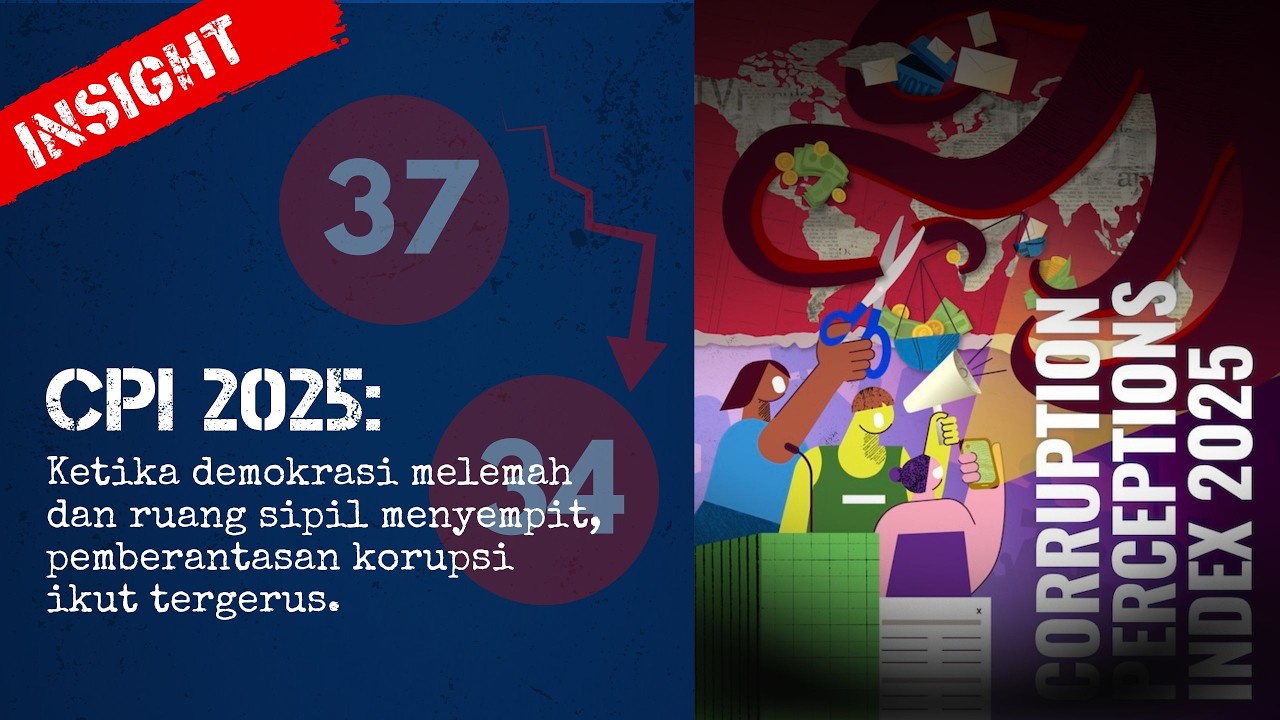 CPI 2025: Kemunduran dalam Kualitas Pengawasan dan Integritas Sektor Publik.