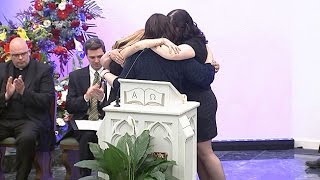 Web Extra: Officer Ron Tarentino's Sister Delivers Eulogy