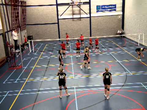 VC Houten Dames 1 vs Go '97 2 11-11-2011 deel 1