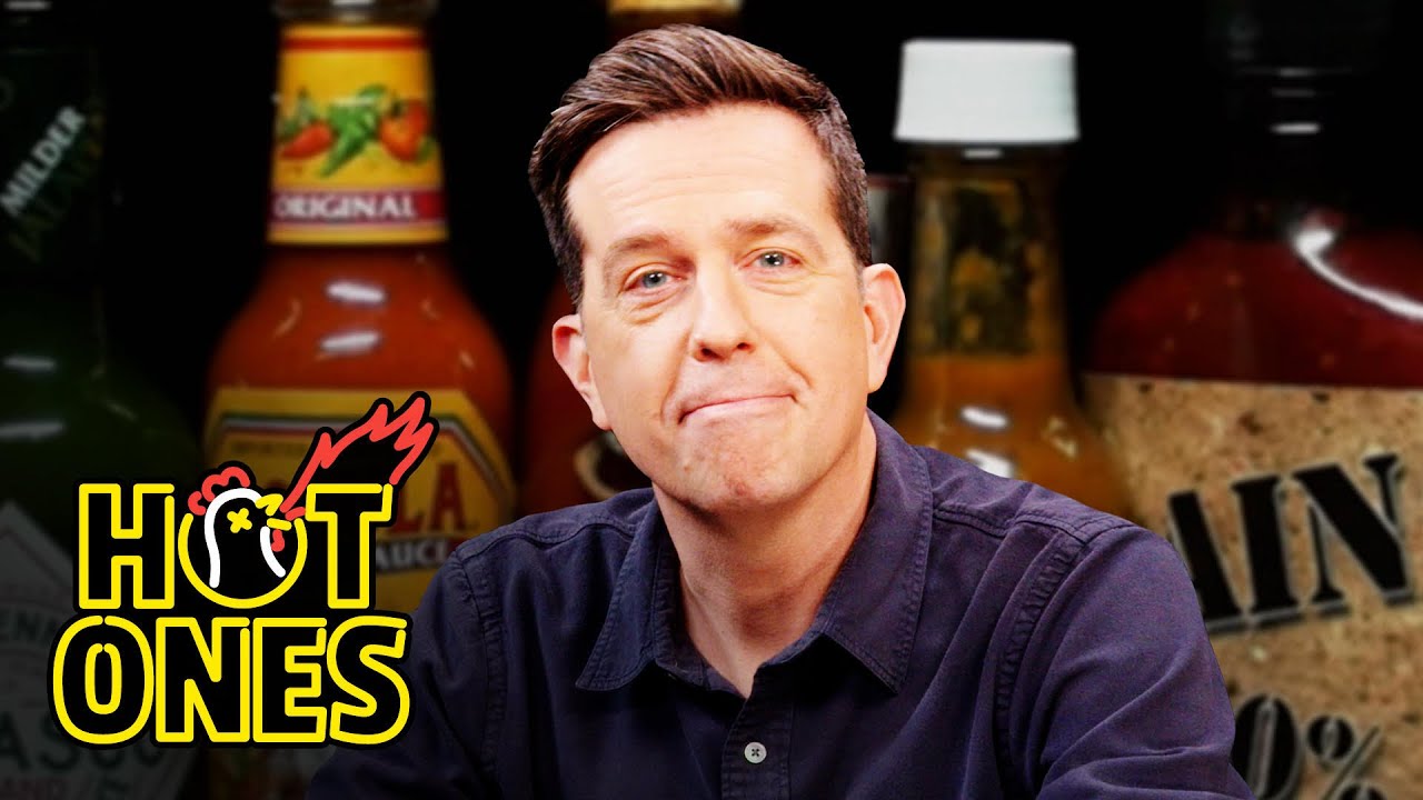 Ed Helms on Hot Ones