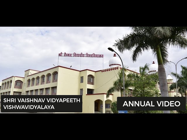 Shri Vaishnav Vidyapeeth Vishwavidyalaya video #1