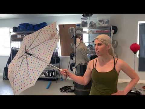 My umbrella teaches fencing