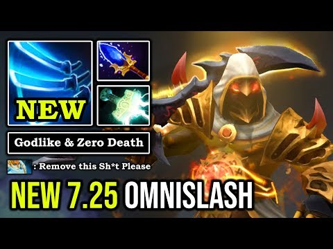 WTF 7.25 Scepter Juggernaut Unlimited Slash 100% Cancer Damage GODLIKE & Zero Death DotA 2