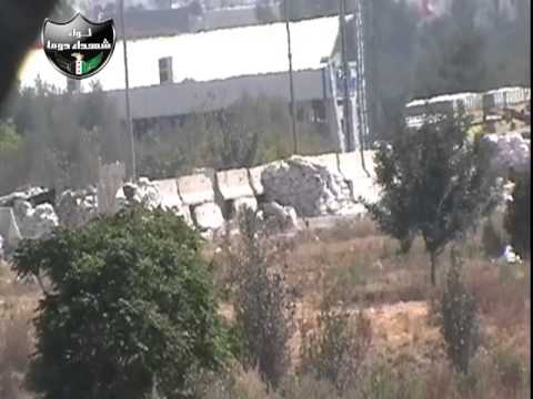 استهداف حاجز فرع الجوية على أوتوستراد دمشق-حمص في محيط حي القابون في مدينة دمشق من قبل لواء شهداء دوما