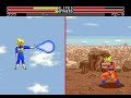 TAS Goku VS Vegeta DBZ Buyuu Retsuden