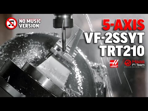 Haas VF 2SSYT and TRT210 - No Music Demo - Haas Automation