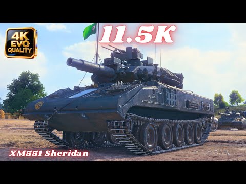 XM551 Sheridan 11.5K Damage – Light Tank World Record | World of Tanks