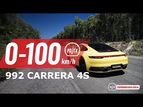 2020 Porsche 911 Carrera 4S 0-100km/h & engine sound