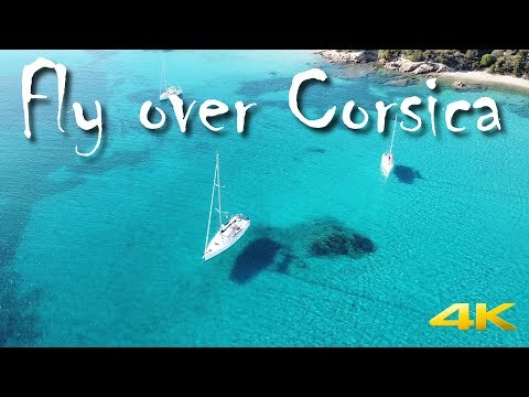 Fly over Corsica: Scenic Drone Footage