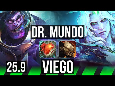DR. MUNDO vs VIEGO (JGL) | 7/1/2 | EUW Master | 25.9