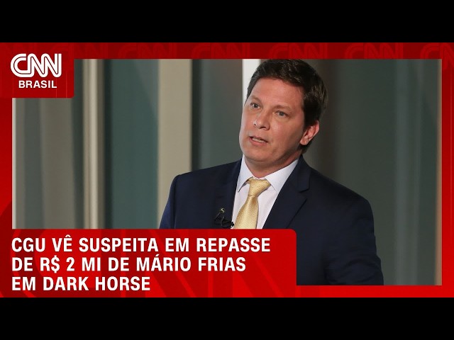 CGU vê suspeita em repasse de R$ 2 milhões de Mário Frias em filme Dark Horse | LIVE CNN
