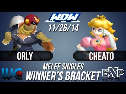 WDW 11/26/14 - ORLY (Falcon) vs. Cheato (Peach) Melee Winner's Bracket