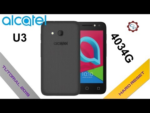Hard Reset Alcatel U3 (4034G) (🔋 Restaurar Datos De Fabrica 🔋) ¦ 💻GaryPC💻