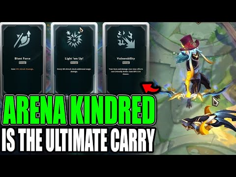 Kindred Is So Broken In The NEW Arena Gamemode! (THE MOST FUN WAY TO PLAY KINDRED)