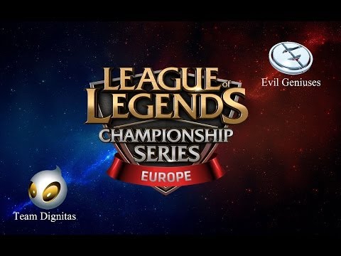 LCS NA Summer 2014 W1D2: Team Dignitas vs Evil Geniuses (24.05.2014)