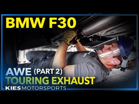 AWE Touring Exhaust + Performance Mid-Pipe Installation 2013 BMW F30 335i xDrive (part 2)