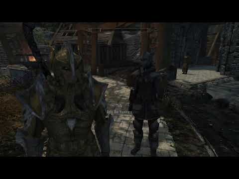 Skyrim. Testing out 3 different graphics mods