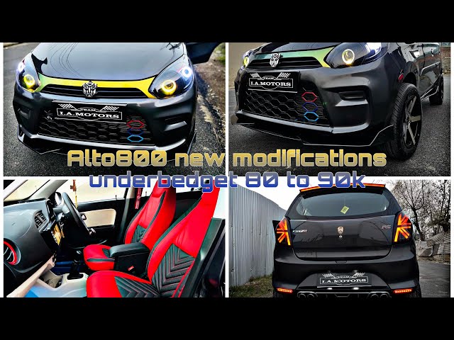 Maruti alto 800 modification accessories online