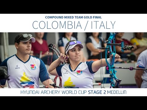 Colombia v Italy – Compound Mixed Team Gold Final | Medellin 2016