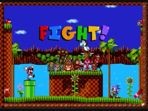 Let's Play Classic Newgrounds - Mario vs. Sonic