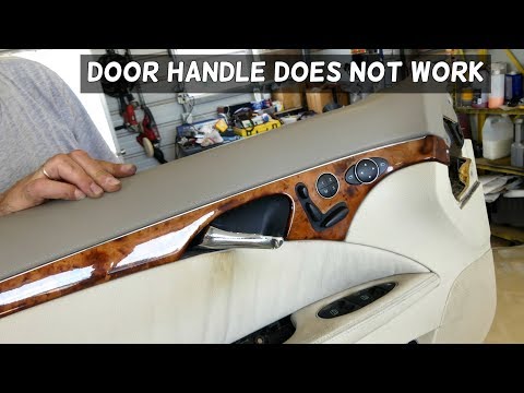 MERCEDES W211 INNER DOOR HANDLE DOES NOT WORK