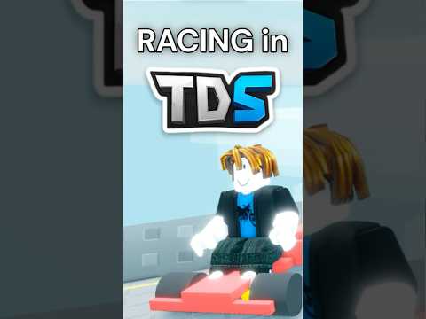 Racing in TDS #tds #roblox #towerdefensesimulator
