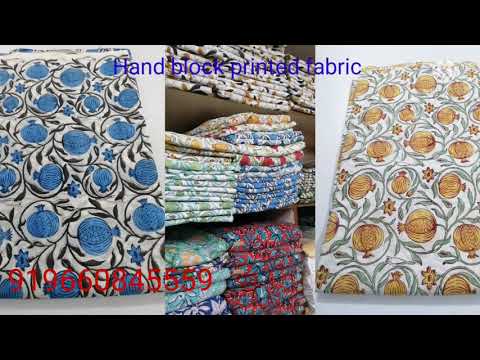 Indigo Blue Tie Dye handmade Block Print Fabric