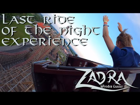 Zadra - Last ride of the night experience - Energylandia - RMC Hybrid Coaster - POV
