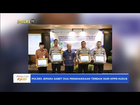 POLRES JEPARA SABET DUA PENGHARGAAN TERBAIK DARI KPPN KUDUS