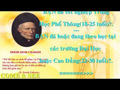 Dòng Linh Mục Piarist và thông tin tuyển sinh!