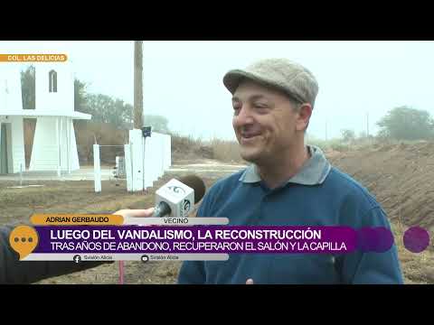 La reconstrucción de Colonia Las Delicias después de la inundación y los robos.
