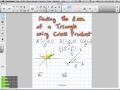 Finding the Area of a Triangle using Cross Product ...