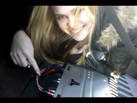 Kaitlyn trying not to get shocked