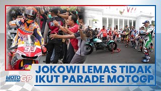 Tak Ikut Konvoi bersama Pembalap MotoGP, Jokowi: Saya Enggak Boleh Naik Motor, Jadi Saya Lemes Gitu