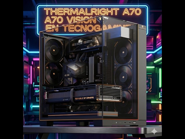 Vídeo relacionado con Thermalright TR A70 ARGB ATX Caja de Gaming de Tres Lados Libre de Ranuras de Cristal 8 Ranuras para Ventiladores de CPU + Flujo de Aire Cuadridireccional Liberación Rápida Montaje Vertical de