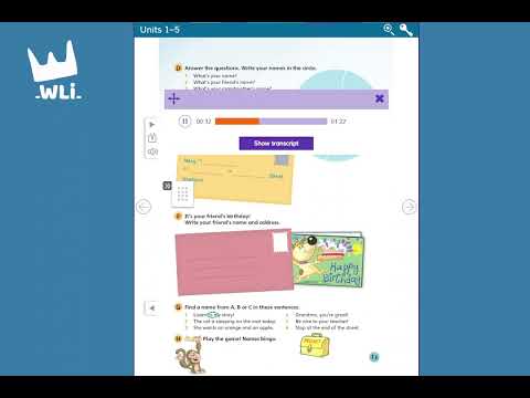 UNIT 3: WHAT'S YOUR NAME| AUDIO BOOK FUN FOR STARTERS | SÁCH TIẾNG ANH CHO BÉ | WLi