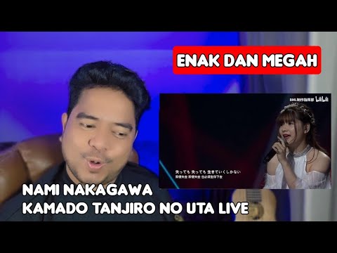 Reaction Nami Nakagawa (Original Featured Artist) - Kamado Tanjiro No Uta Live