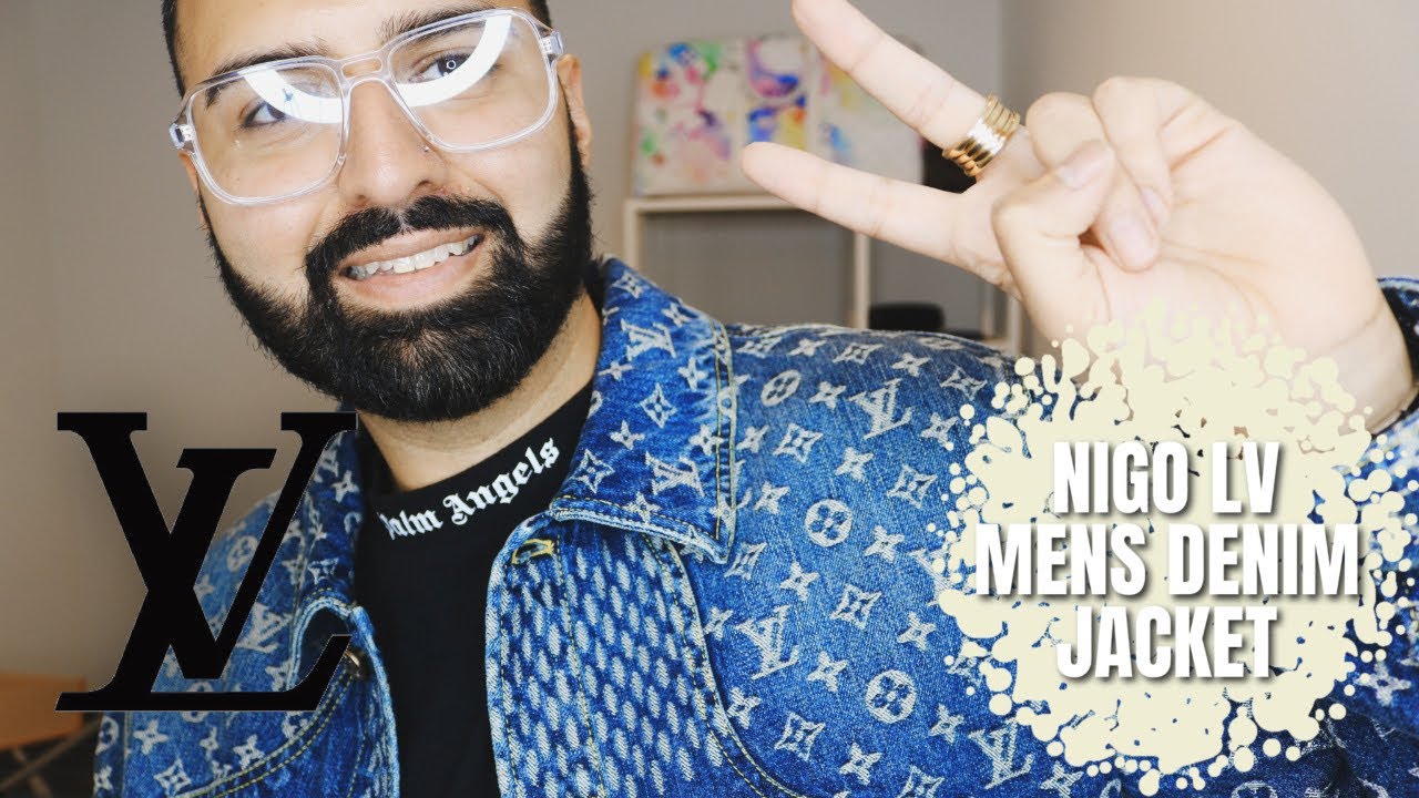 LOUIS VUITTON - MENS DENIM MONOGRAM JACKET + UNBOXING & MOD SHOTS !!