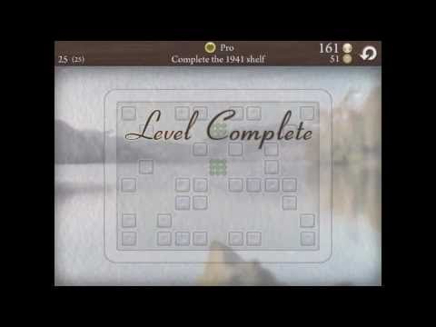 Quell perfect solutions puzzles 12 45 - 48 shelf 4 frame 3 1941 walkthrough video gameplay tutorial