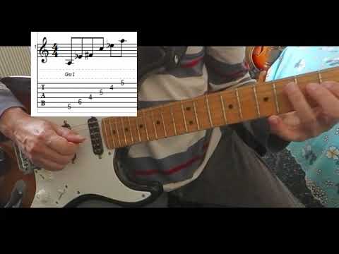 1 Note per String A, Eb, F#, C  Diminished Arpeggio Lick (with tabs) - DP's Guitar Encyclopedia