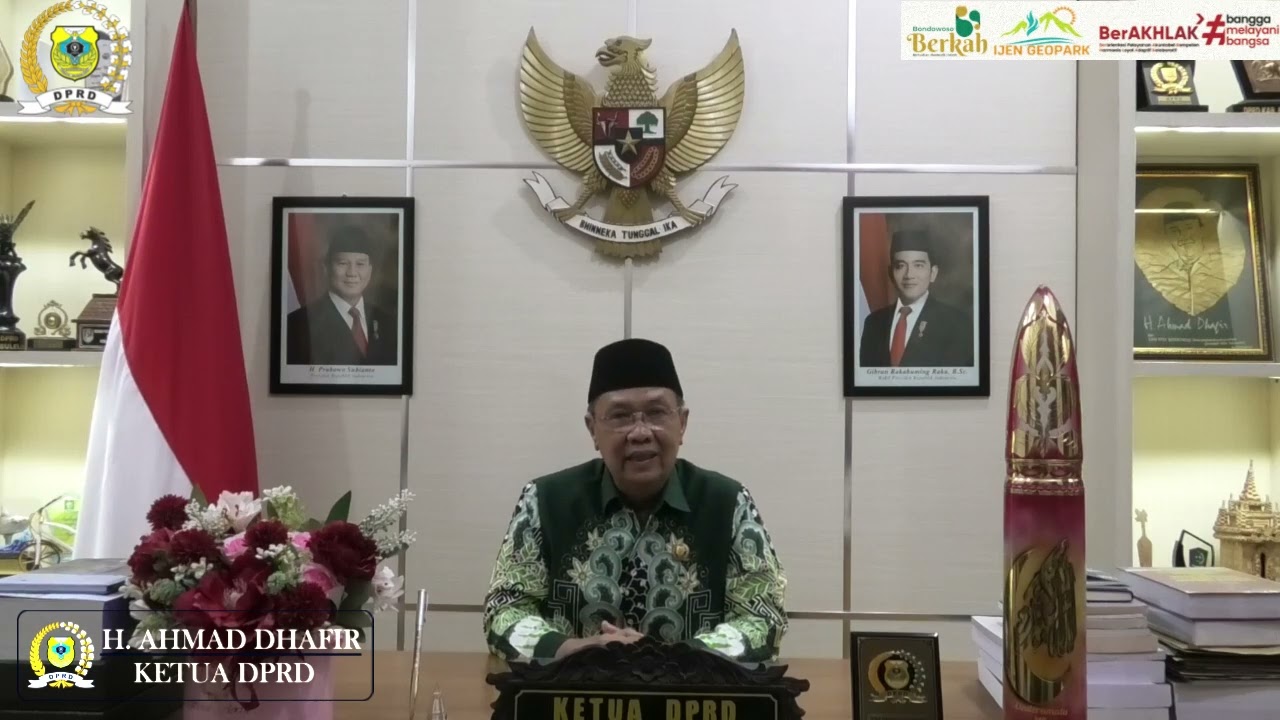 Ucapan Ketua DPRD tentang Napak Tilas Perjalanan KH. R As'ad Syamsul Arifin dari Bangkalan ke Tebu Ireng Jombang