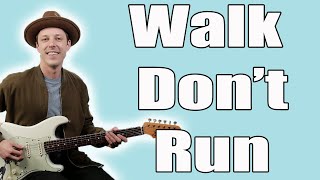 Ventures Walk Don't Run Guitar Lesson + Tutorial | Part 1