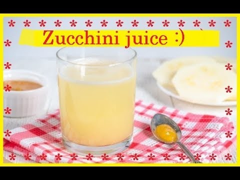 Zucchini juice / Bon Appetit