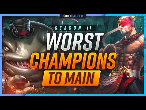 The WORST CHAMPIONS You MUST AVOID PLAYING in Season 11! - League of Legends