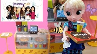 AMERICAN GIRL, MY JOURNEY DOLLS PIZZERIA AND ACCESSORIES SET, DOLL PIZZA SET, AMERICAN GIRL DOLL SET