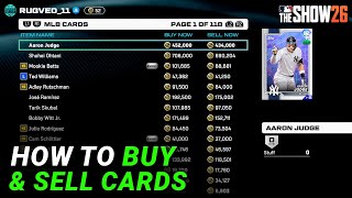How to Buy and Sell Cards in MLB The Show 26 (EASY)