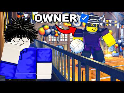 I Snuck Into an OWNER ONLY Server in Volleyball Legends!