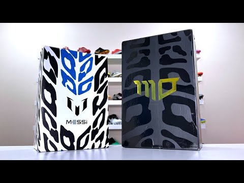 They gave Messi's football boots to Mo Salah!