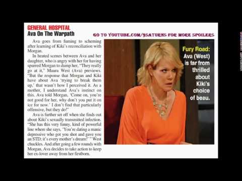 8-8-16 SOD GH SPOILERS Kiki Morgan Ava General Hospital Maura West Preview Promo 8-8-16 ATWT Carly