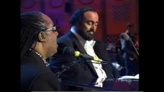 Stevie Wonder &amp; Luciano Pavarotti - Peace Wanted Just To Be Free